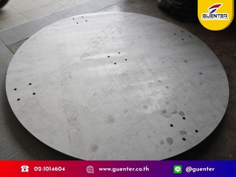 แผ่นสแตนเลส-ตัดทรงกลมพร้อมเจาะตามแบบ